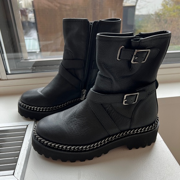 Vince Camuto Motorcycle Boots. Size 6 women's. NEW! - Picture 4 of 7